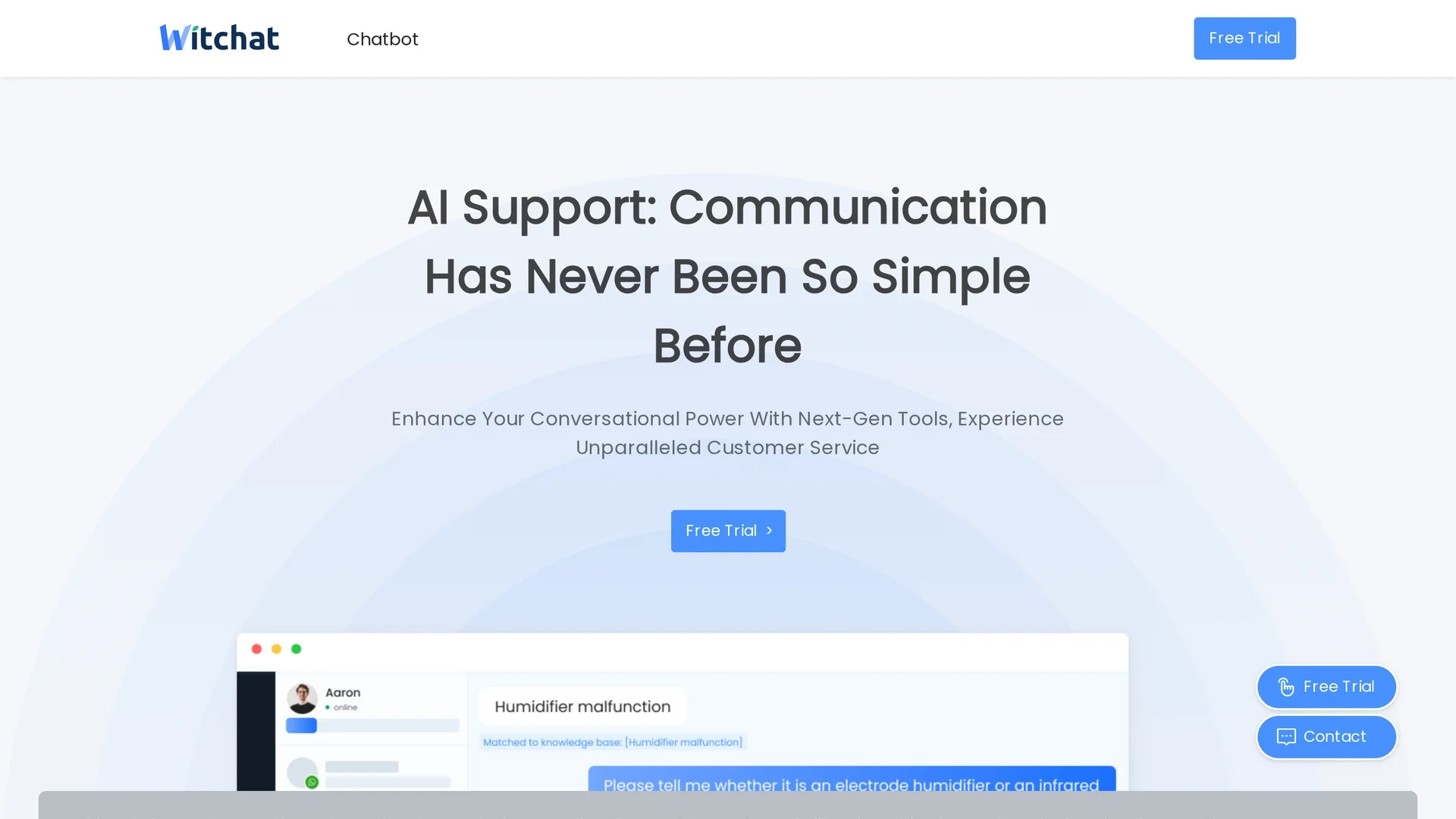 witchat homepage