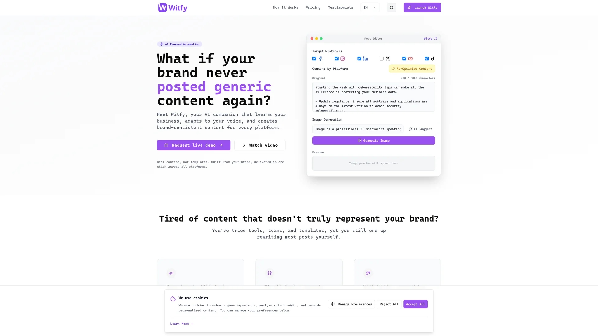witfy homepage