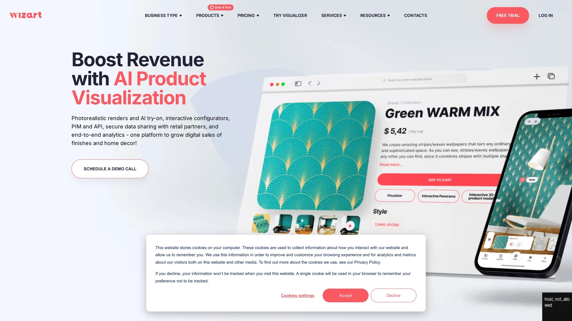 wizart-ai homepage