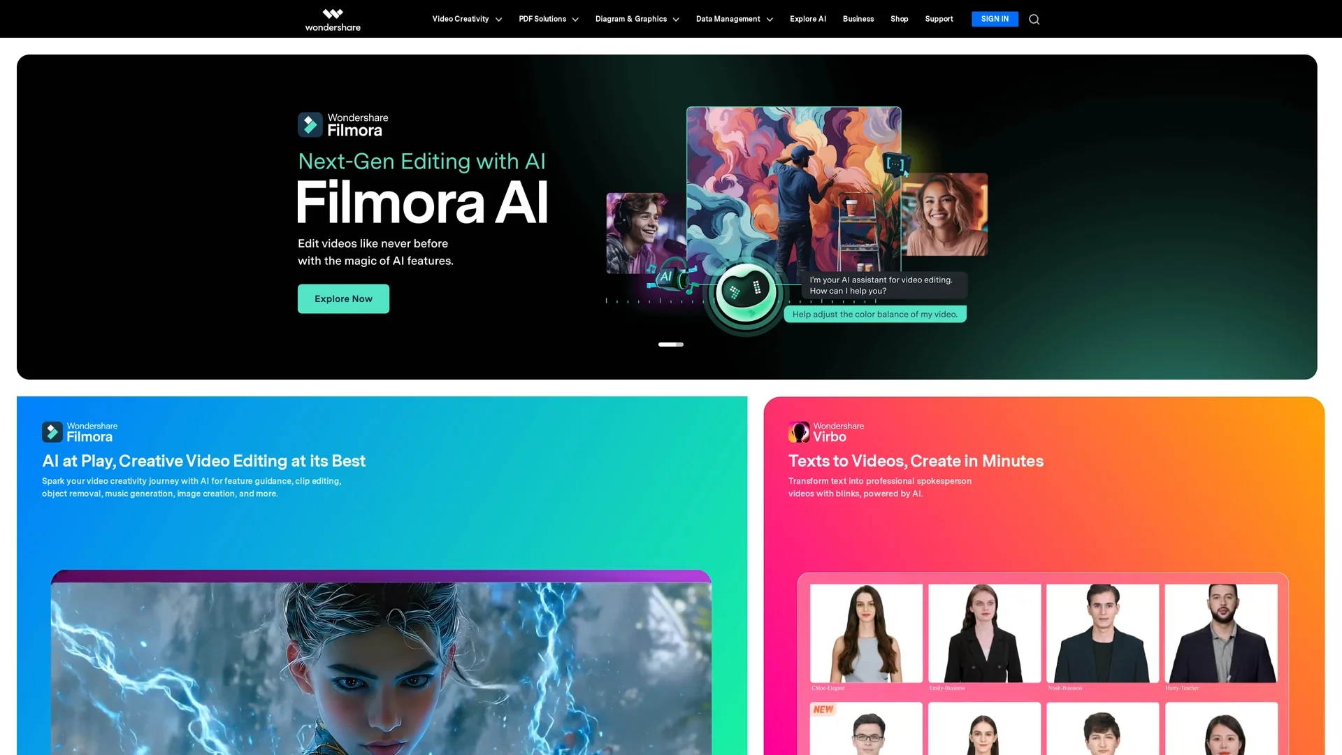 wondershare-net homepage