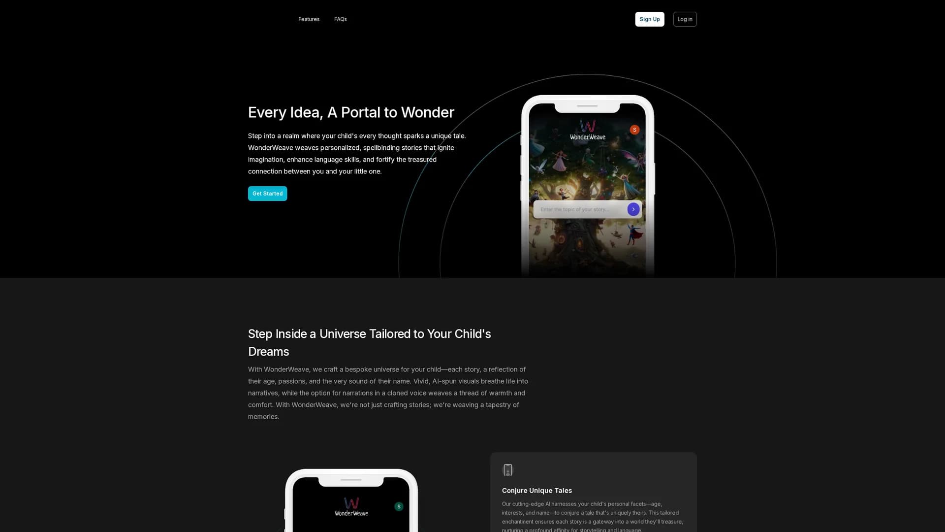 wonderweave homepage