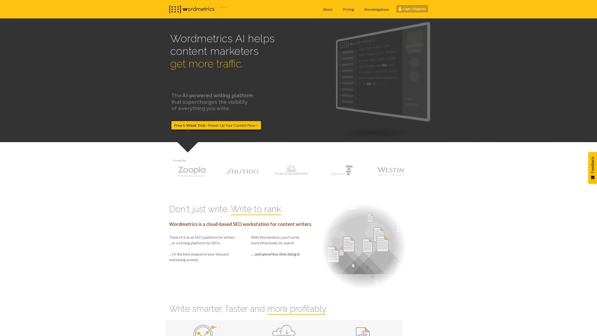 wordmetrics homepage