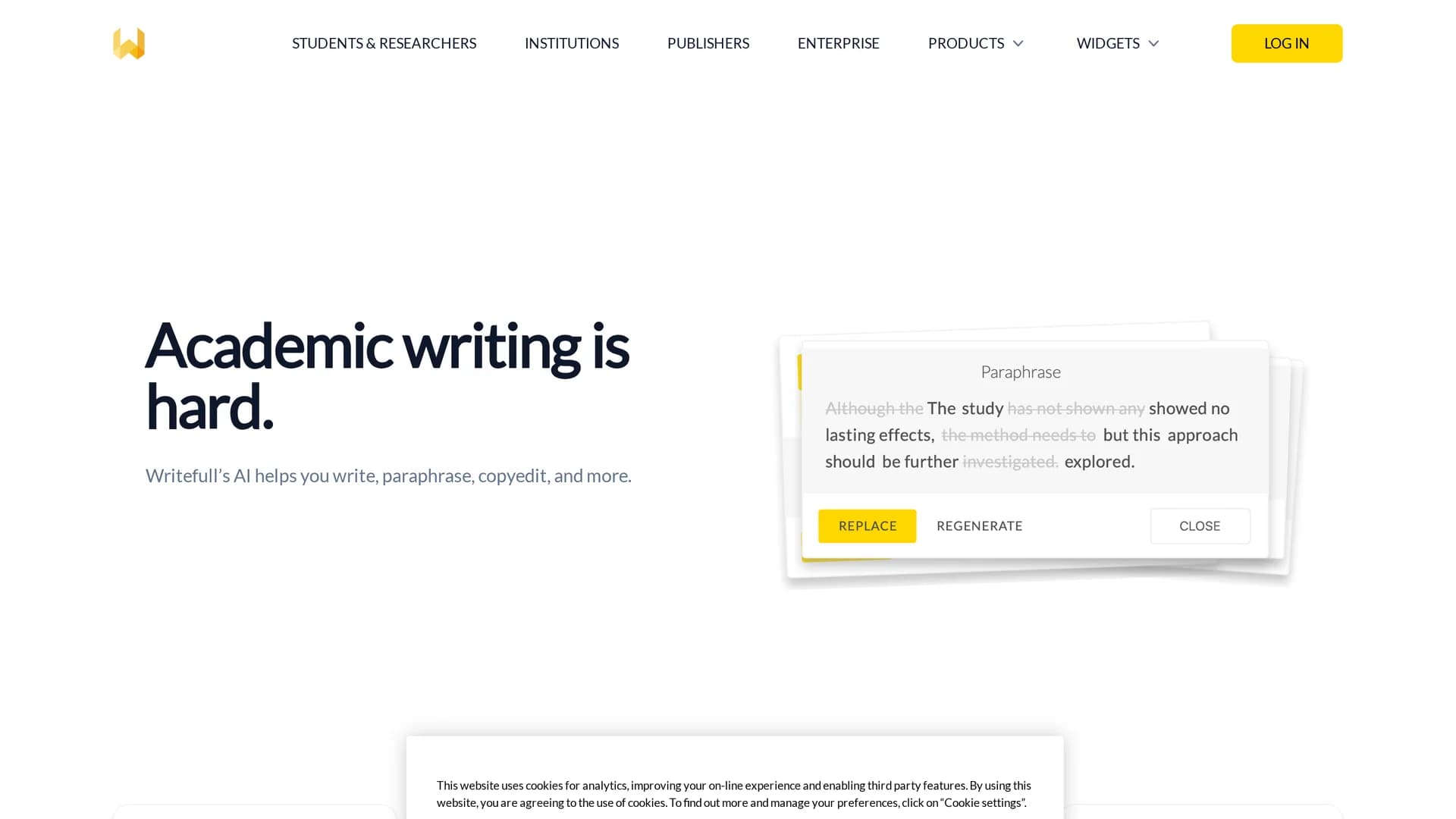 writefull homepage