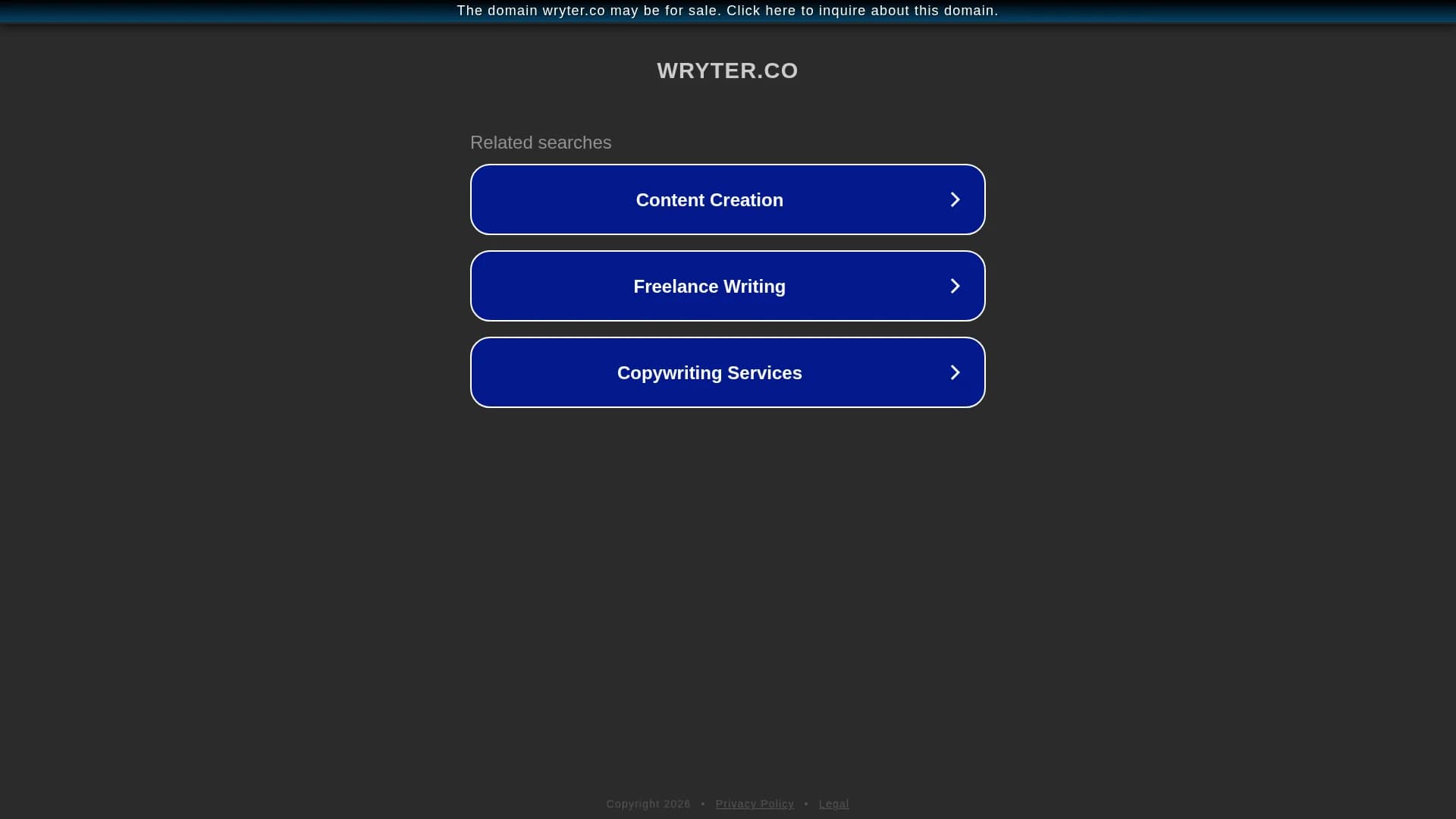 wryter-ai homepage