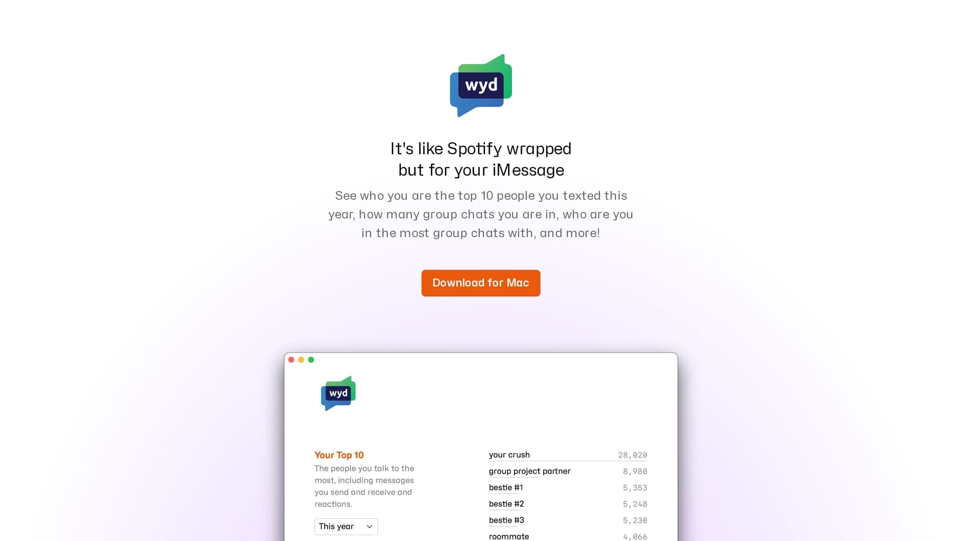 wyd-chat homepage