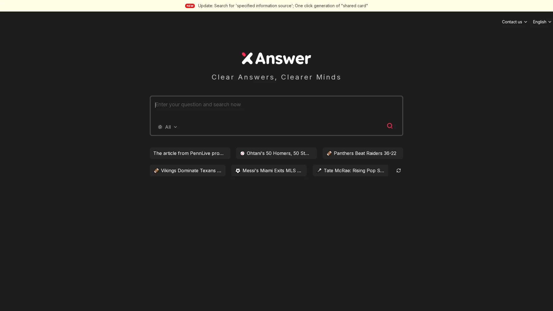 xanswer homepage