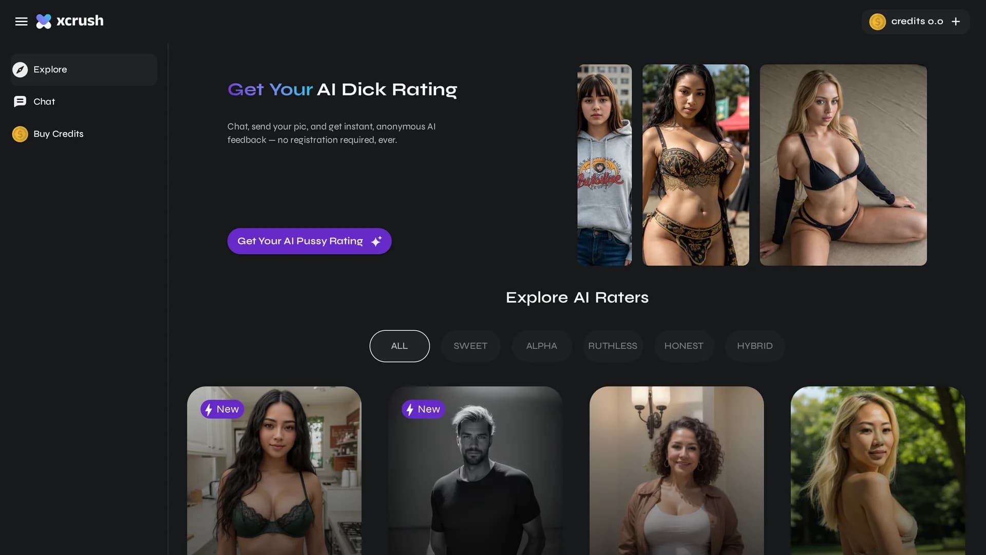 xcrush-ai homepage