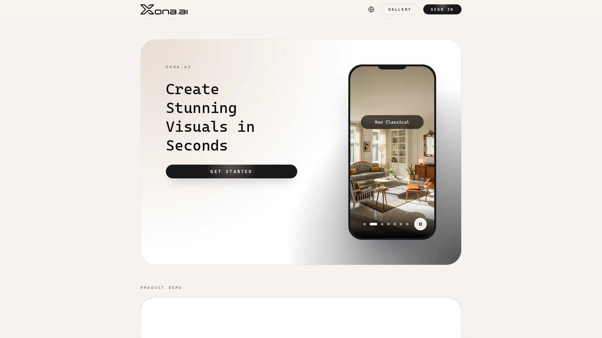 xona-ai homepage