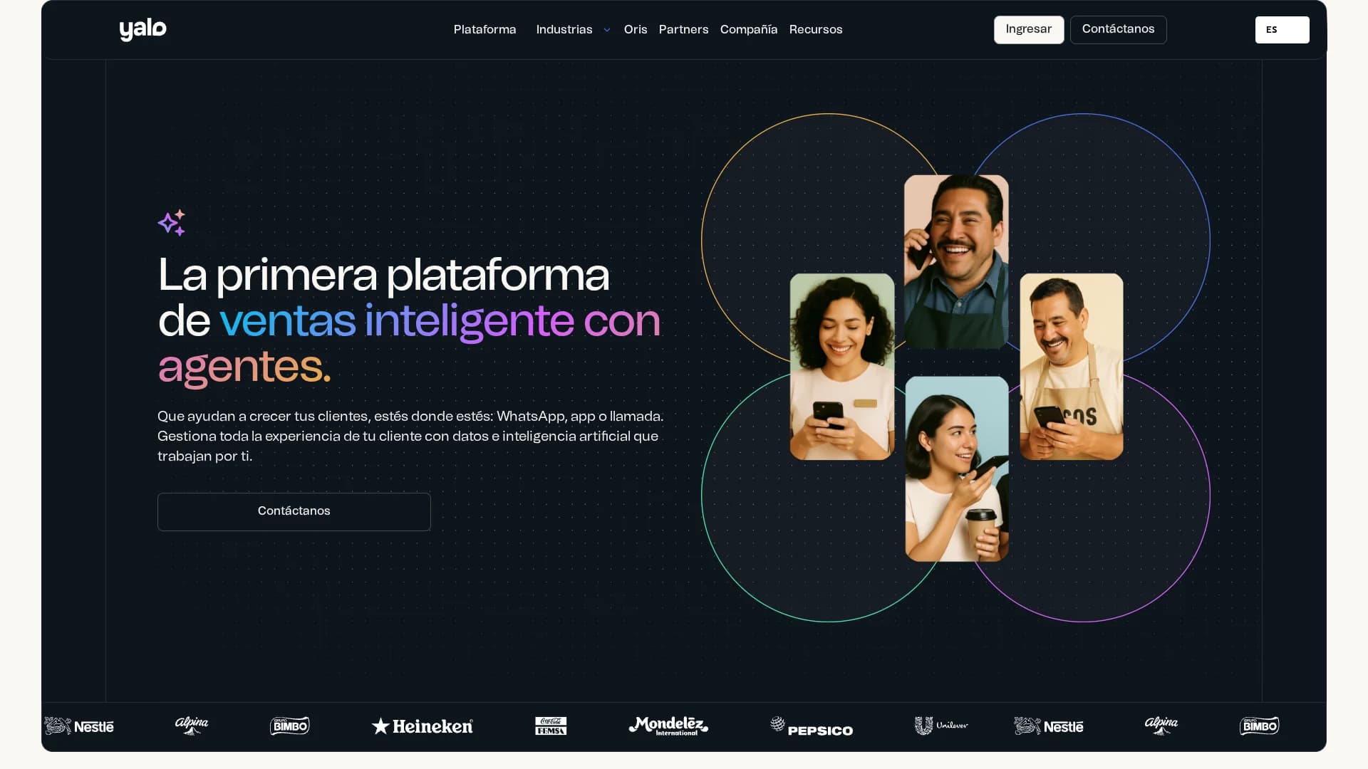 yalo-ai homepage