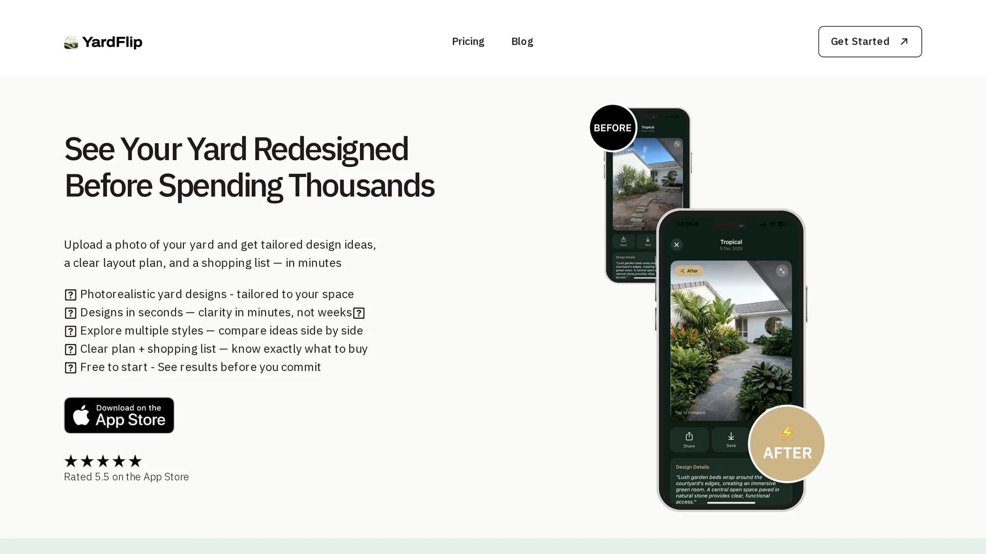 yardflip homepage