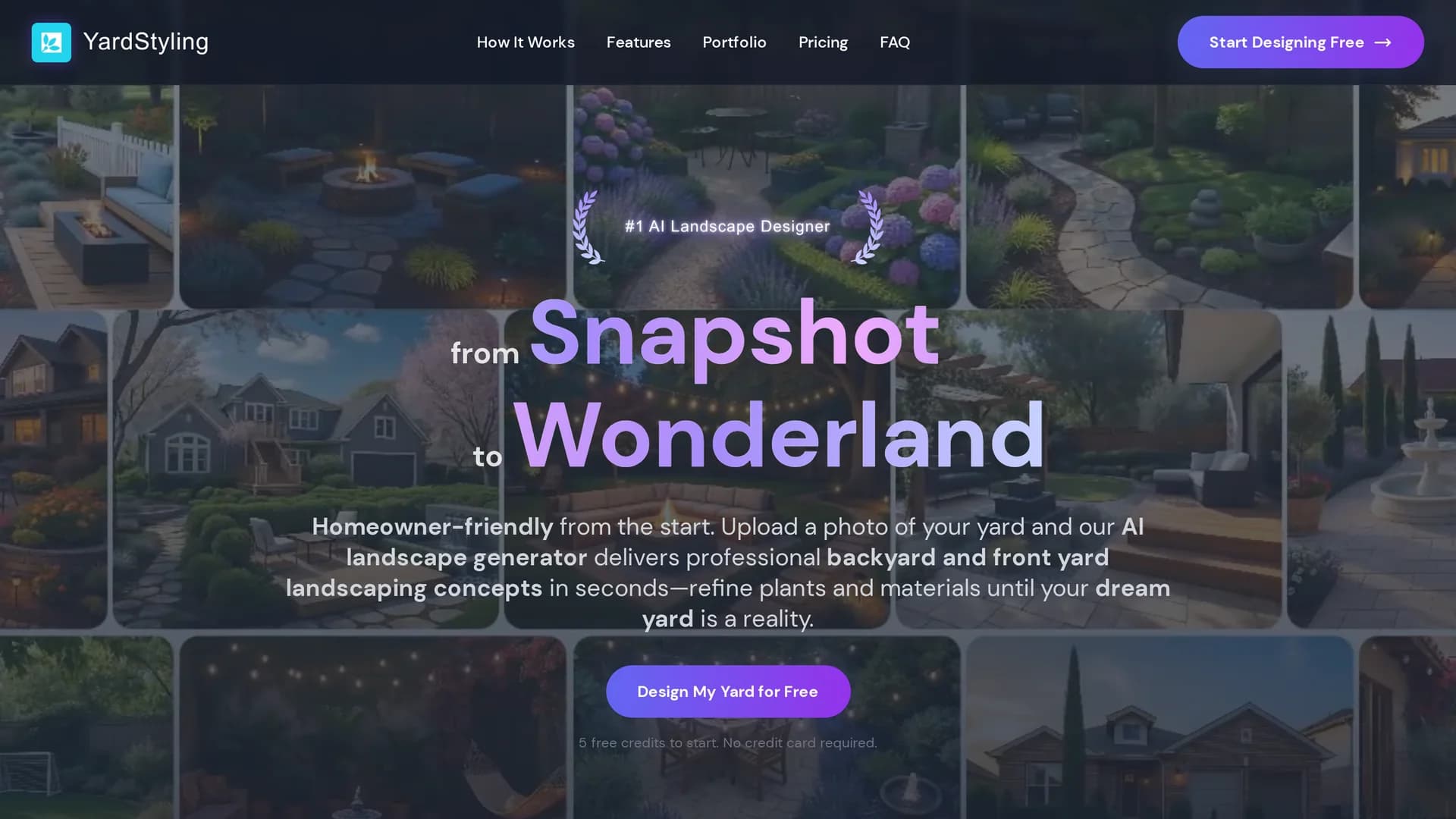 yardstyling homepage