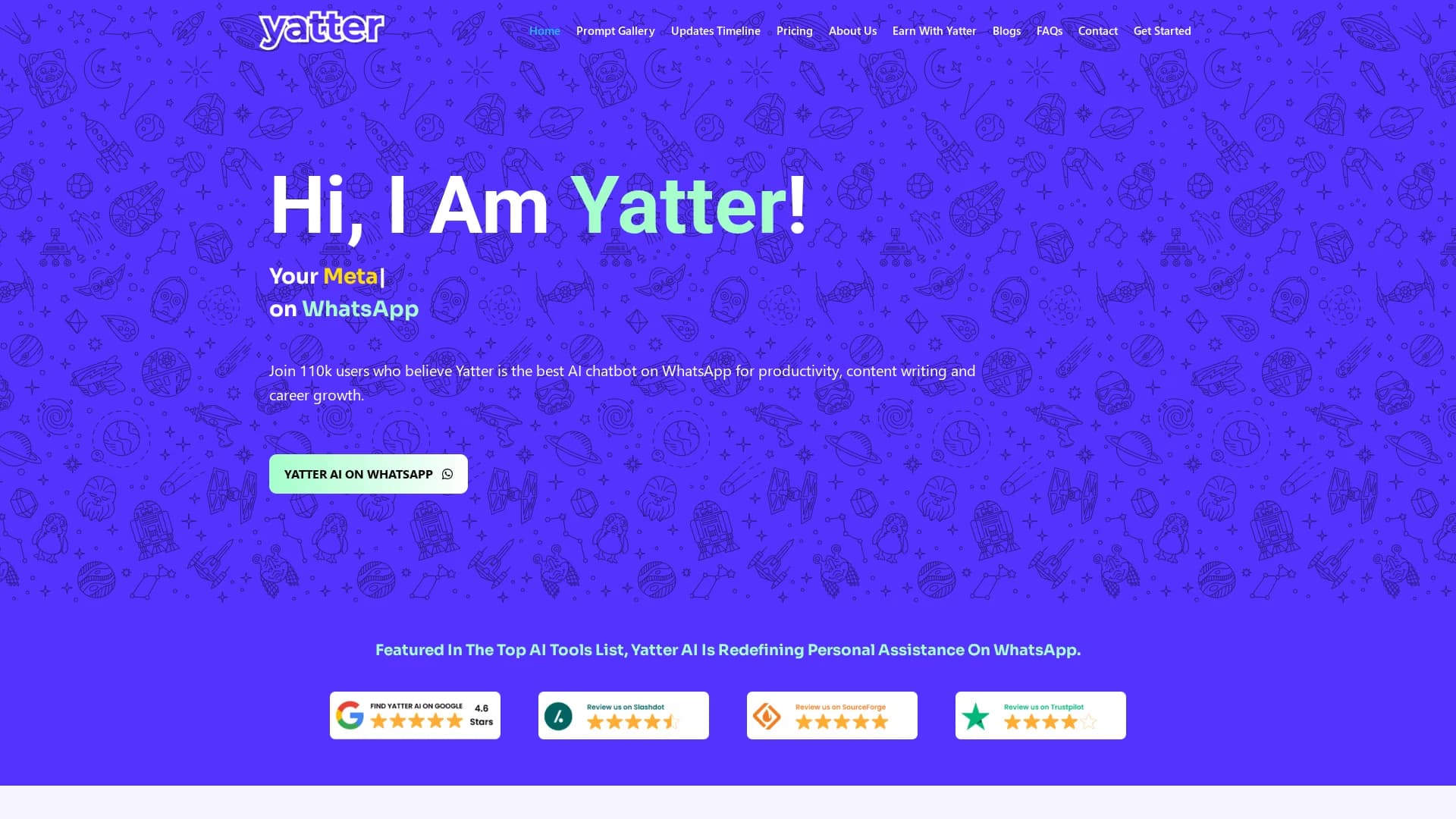 yatter-ai homepage