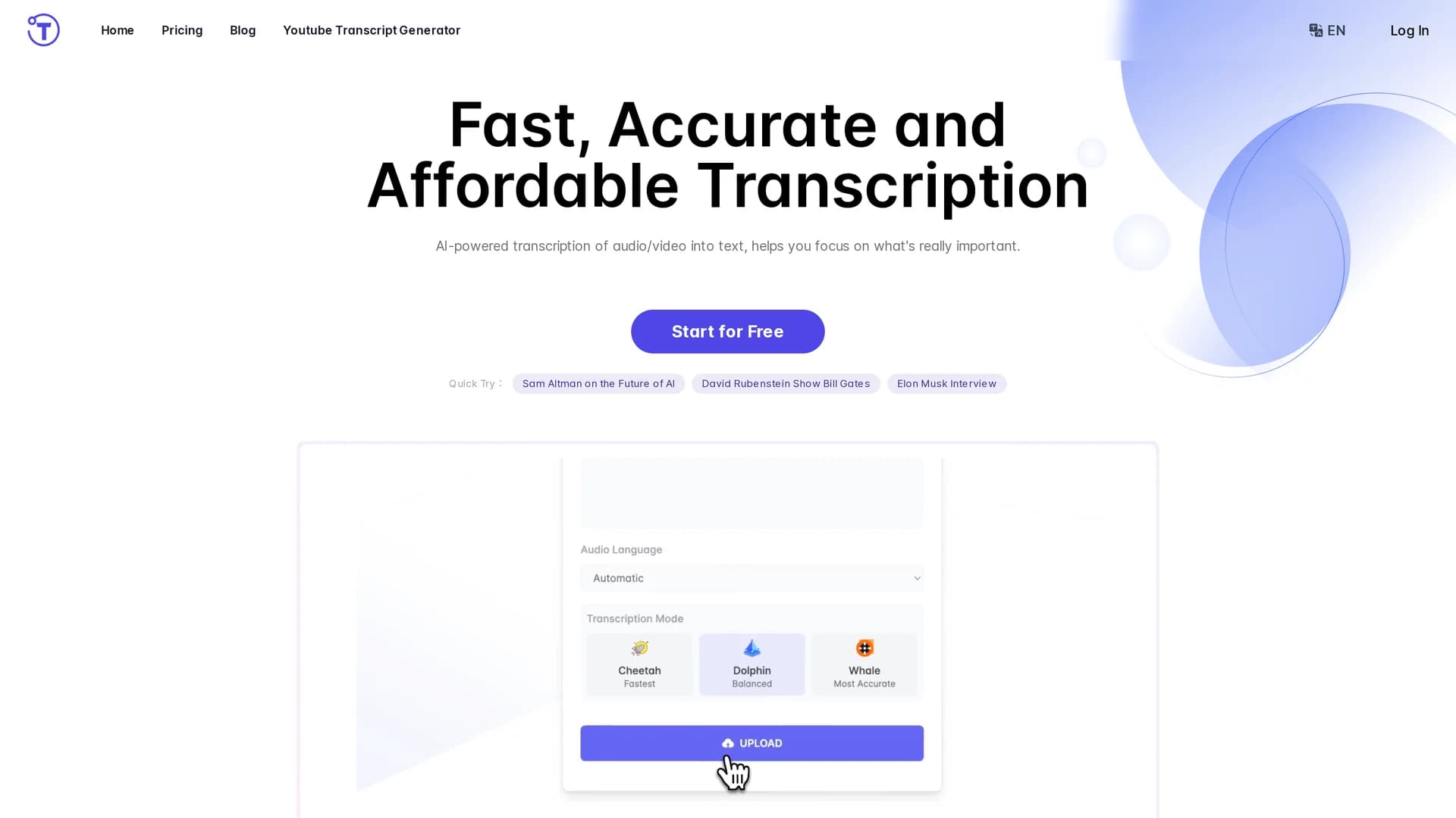 yescribe-ai homepage