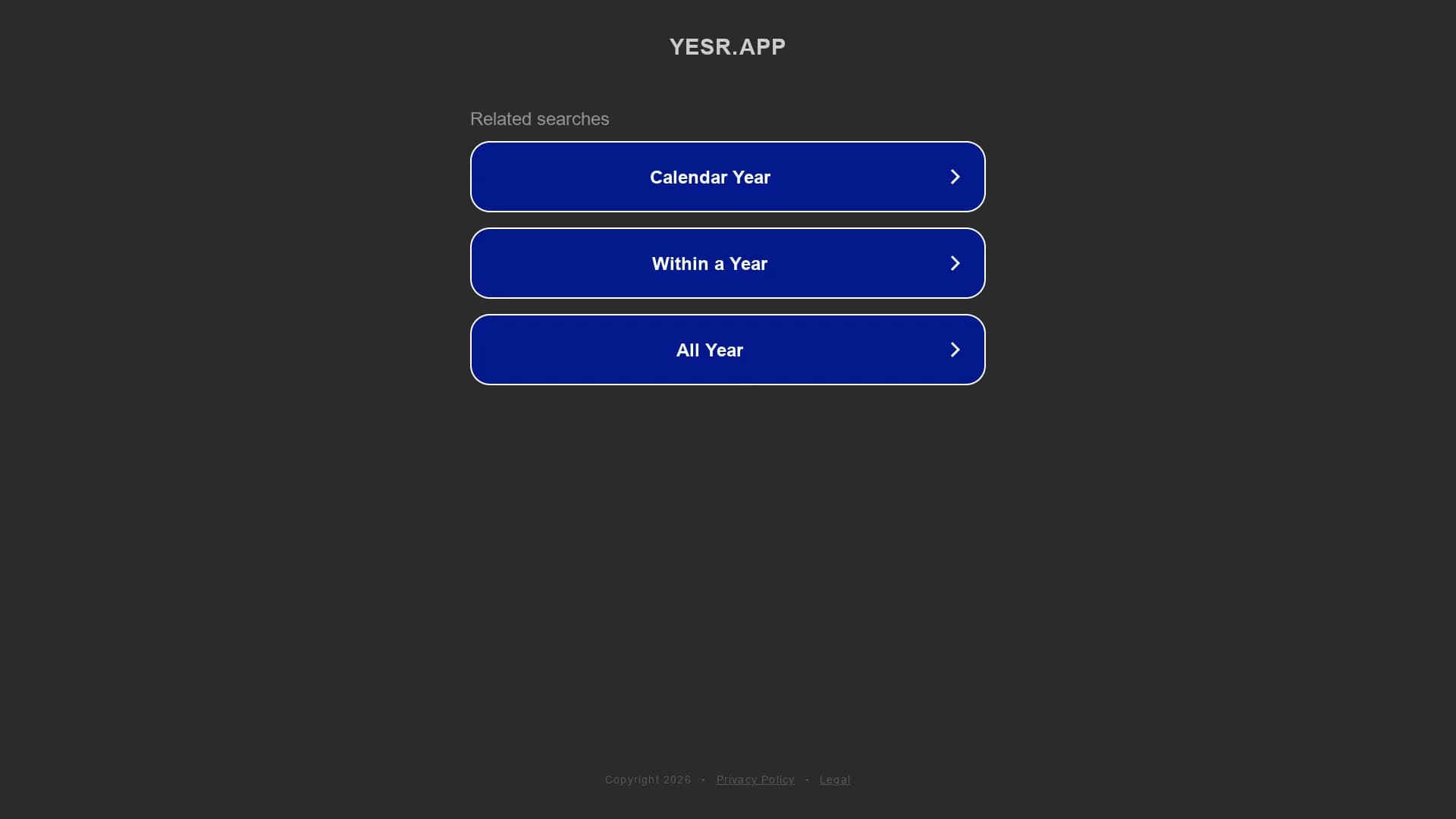 yesr homepage