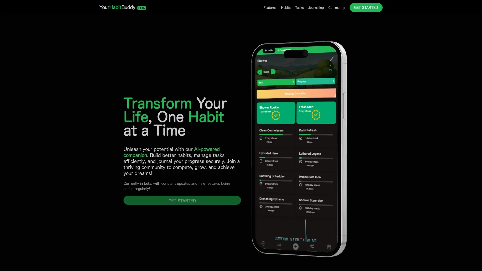 yourhabitbuddy homepage