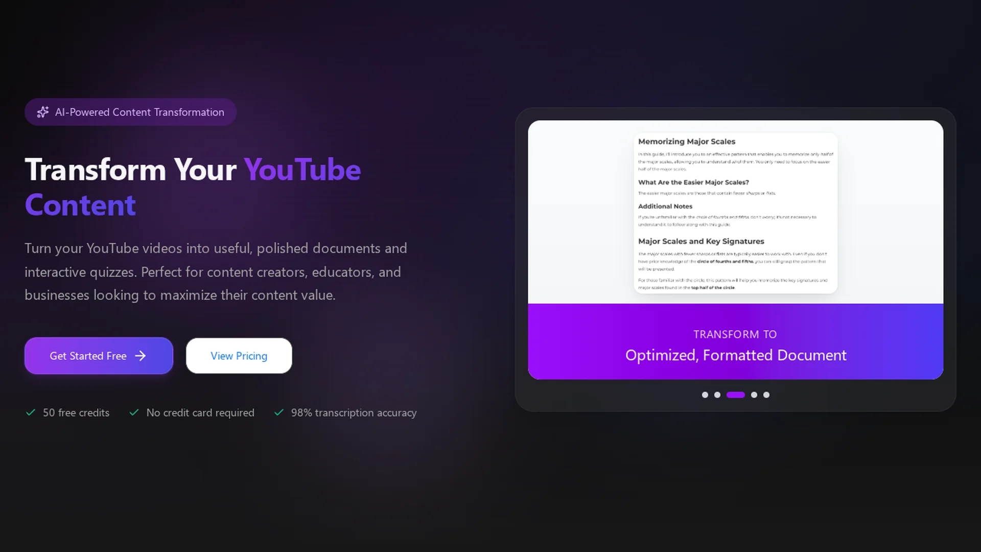 youtube-transcript-optimizer homepage