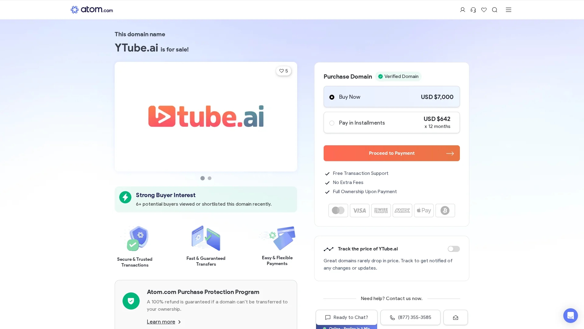 ytube-ai homepage