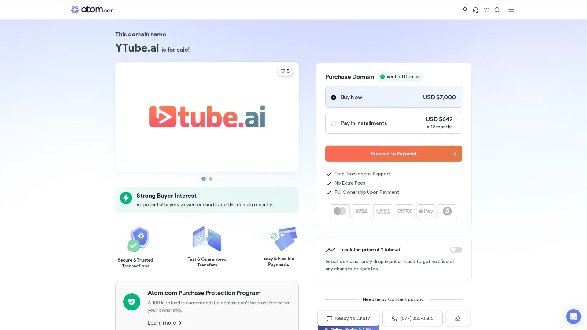 ytube-ai homepage