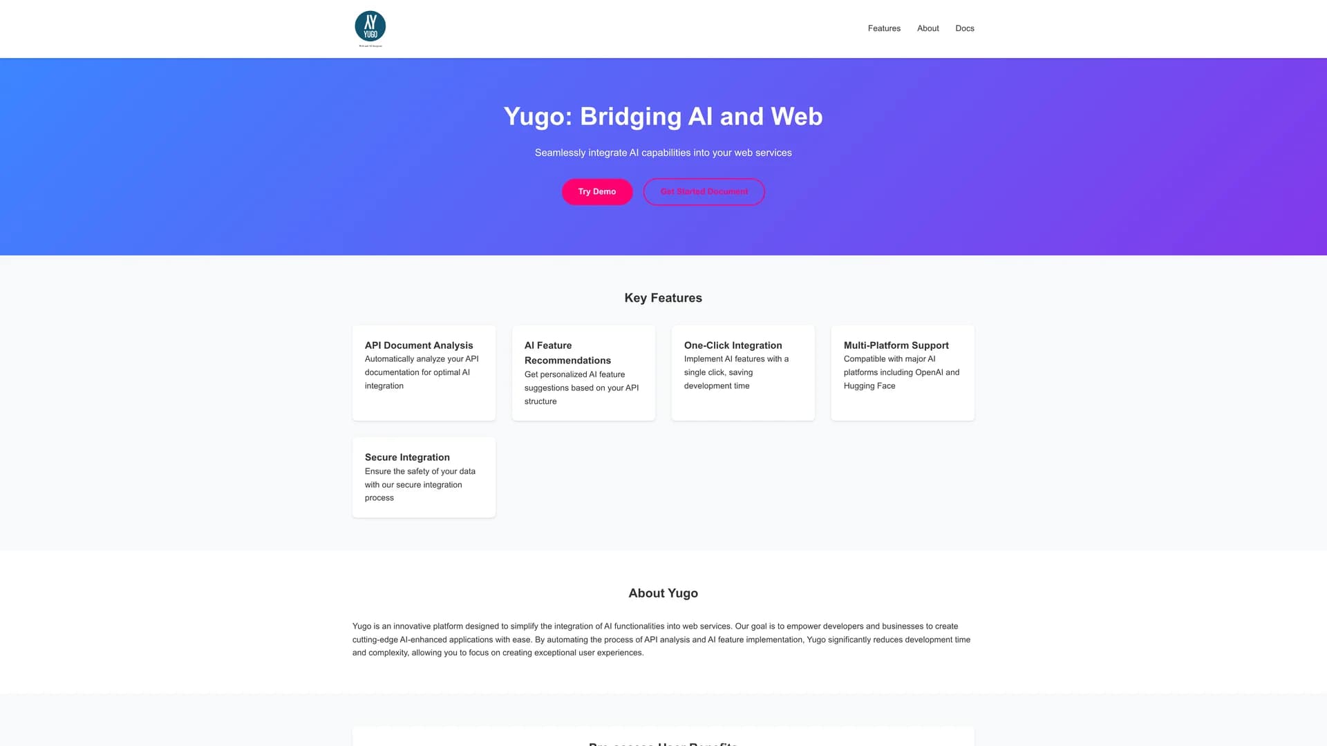 yugo homepage