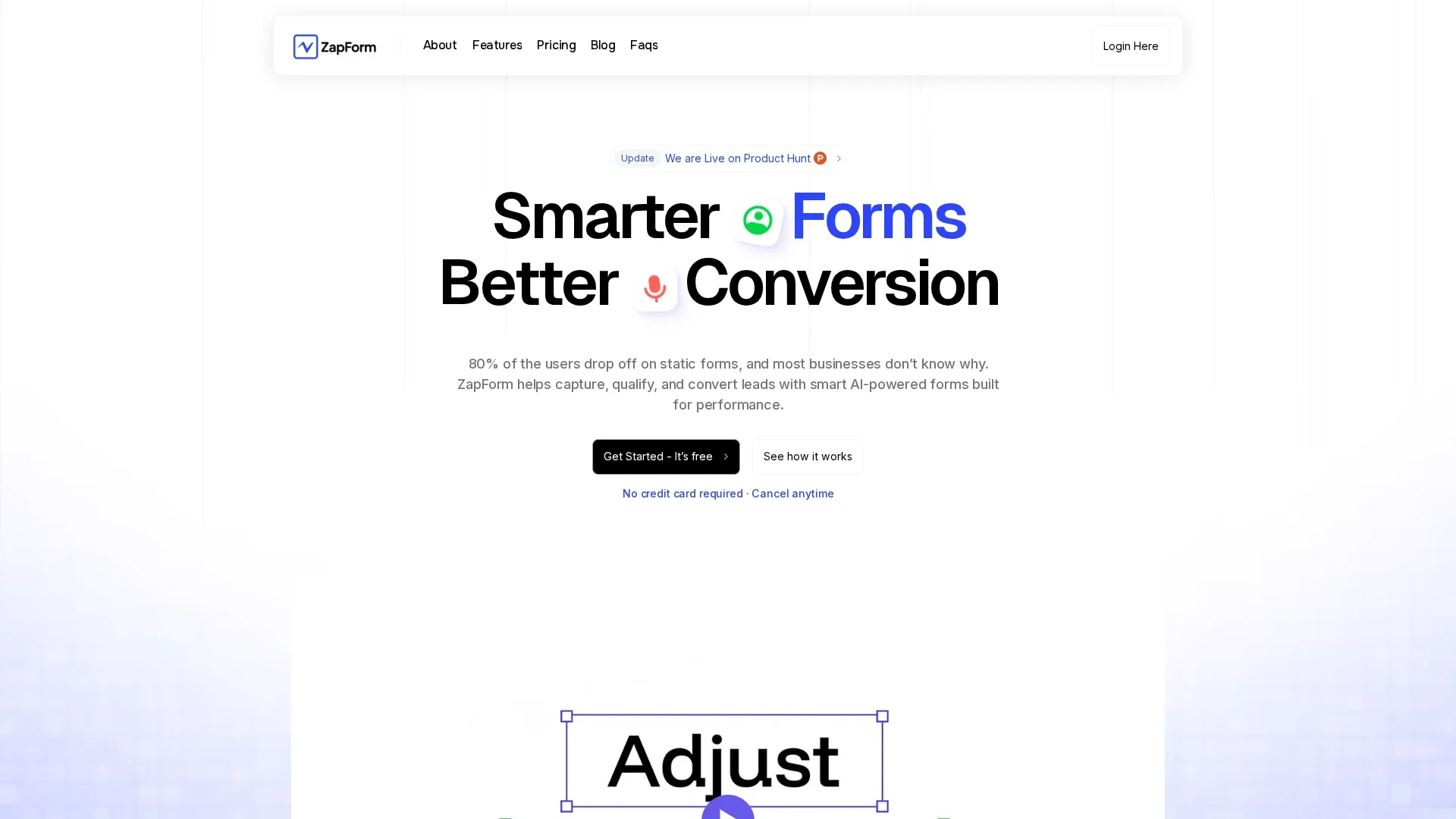 zapform homepage