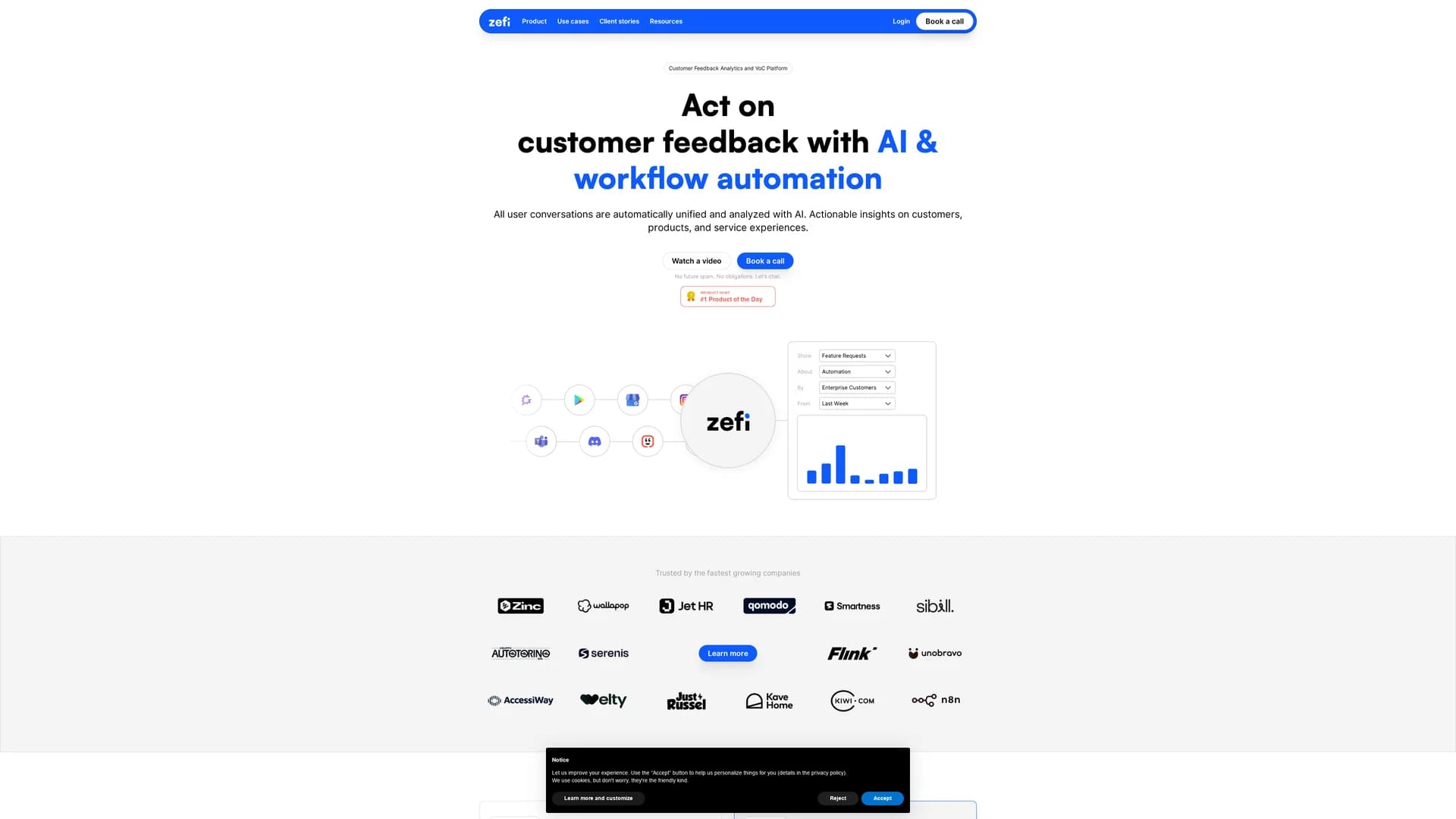 zefi-ai homepage