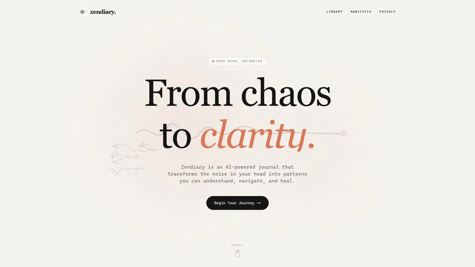 zendiary homepage