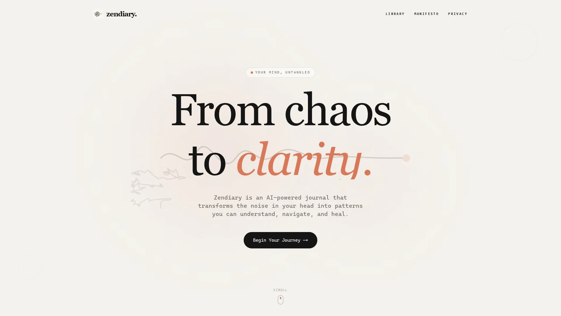zendiary homepage