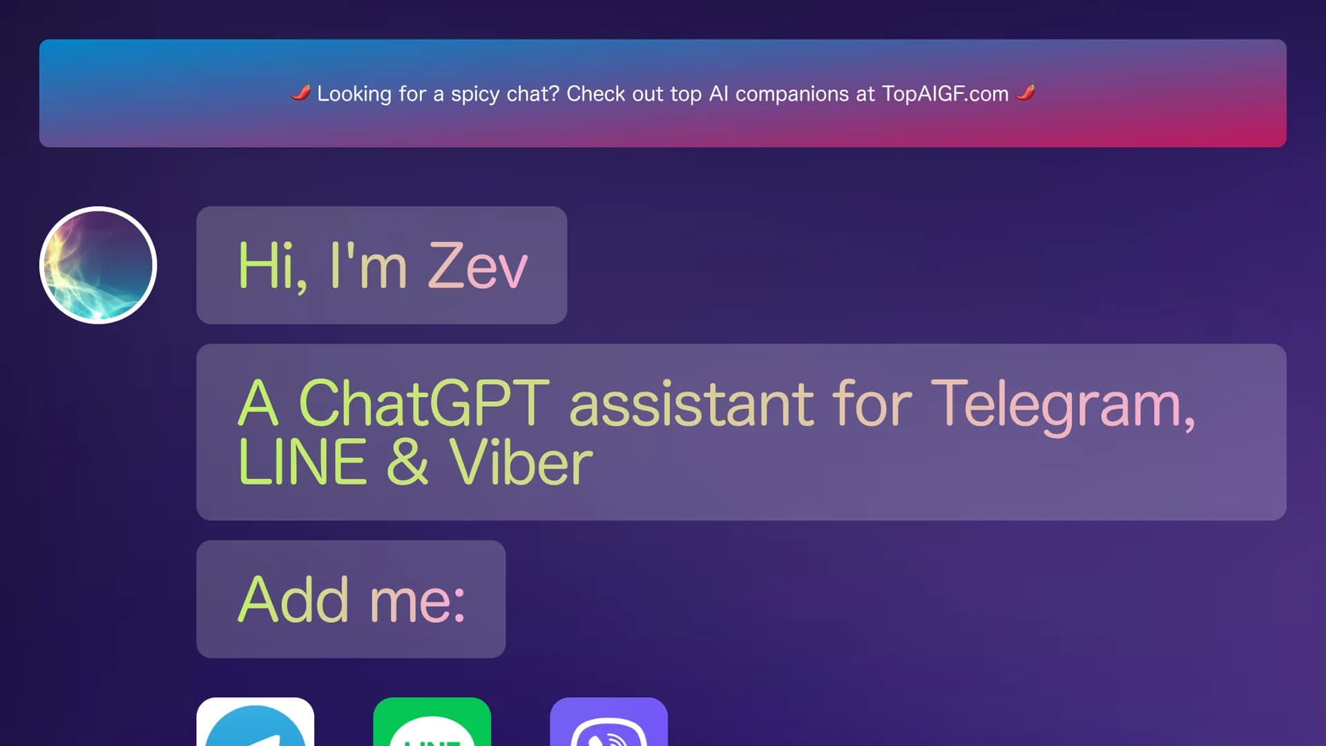 zevbot homepage