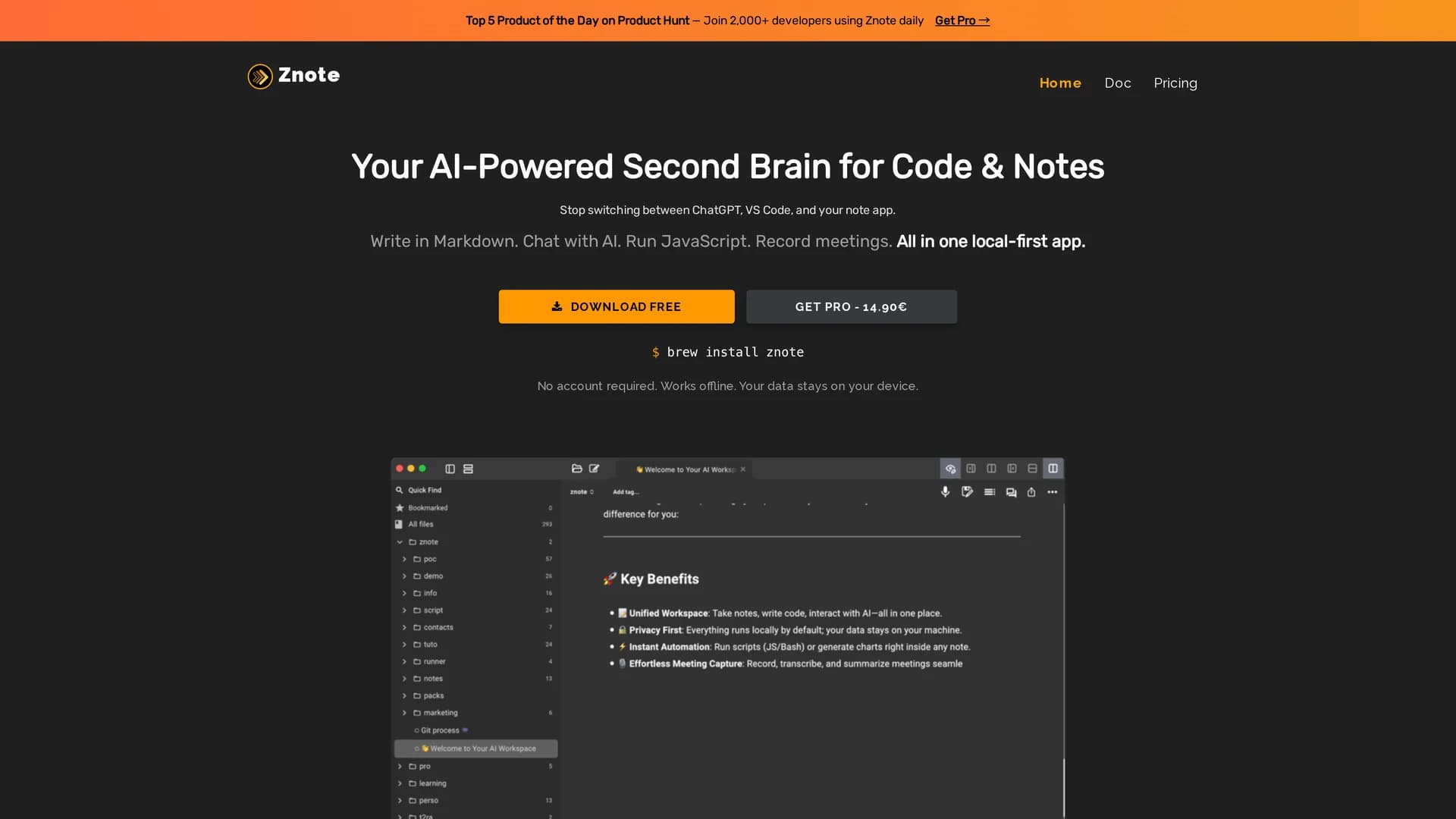 znote-ai homepage