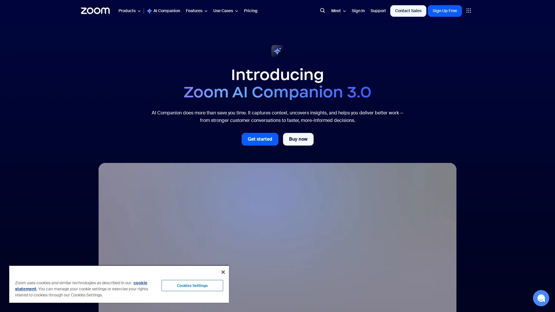 zoom-ai-companion homepage