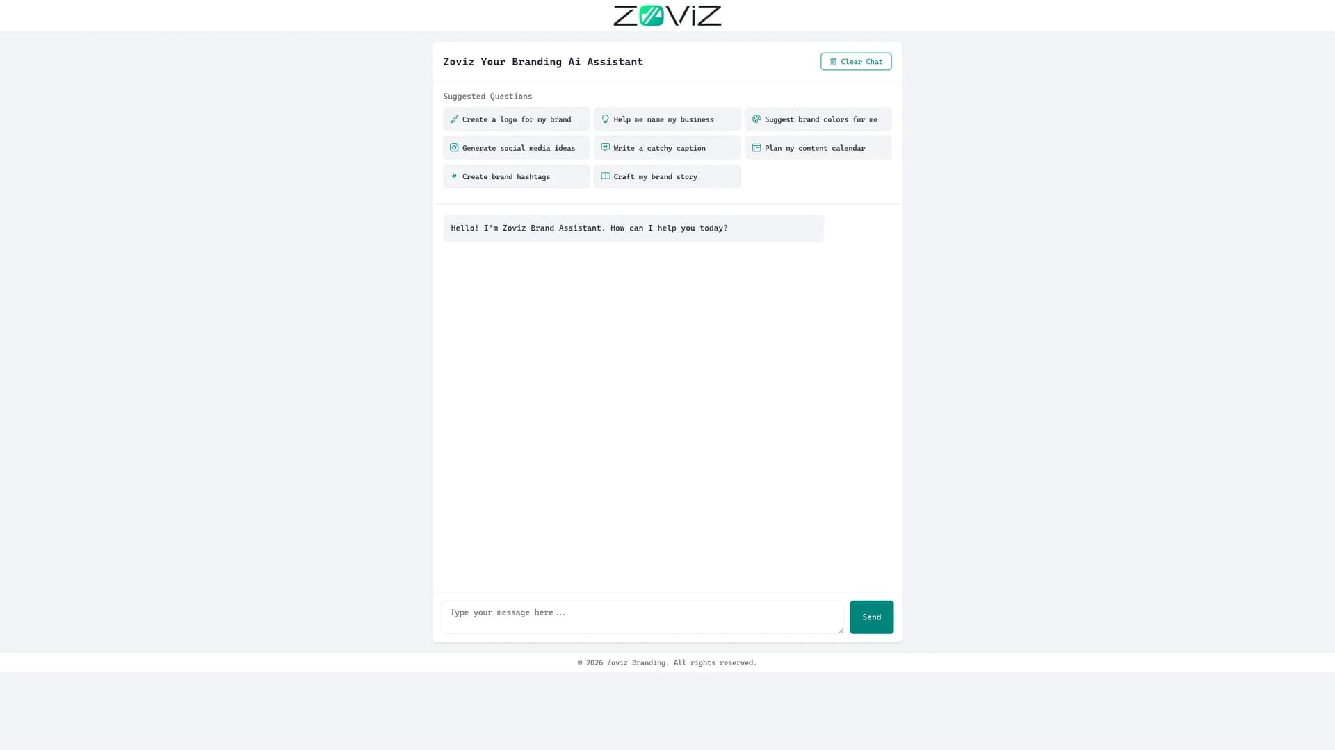 zoviz-branding-expert homepage